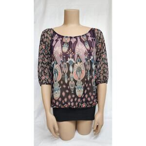 CHARLOTTE RUSSE - 3/4 Length Sleeve Shirt